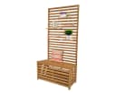 Divit Aufbewahrungsbox 2x Gartentruhe mit Regalen Bild 3