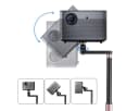 Divit Beamer Standfuß BS6 360 Grad drehbar höhenverstellbar schwarz Bild 5