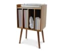 Divit Regal Schrank für Vinylplatten VP1 Holzoptik Retro Bild 2