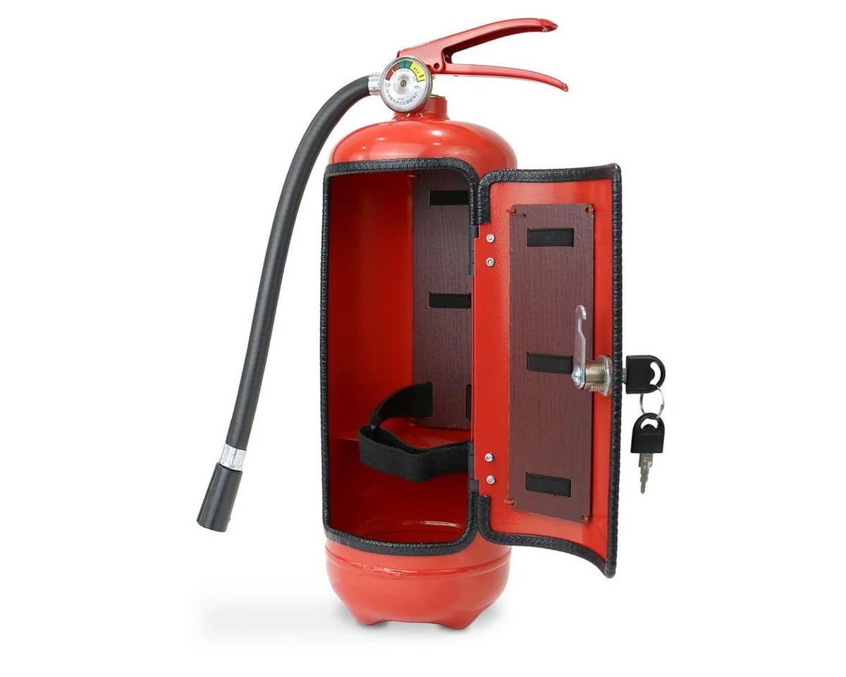 Divit Deko-Wandregal Minibar Feuerlöscher Design Rot - Bild 3