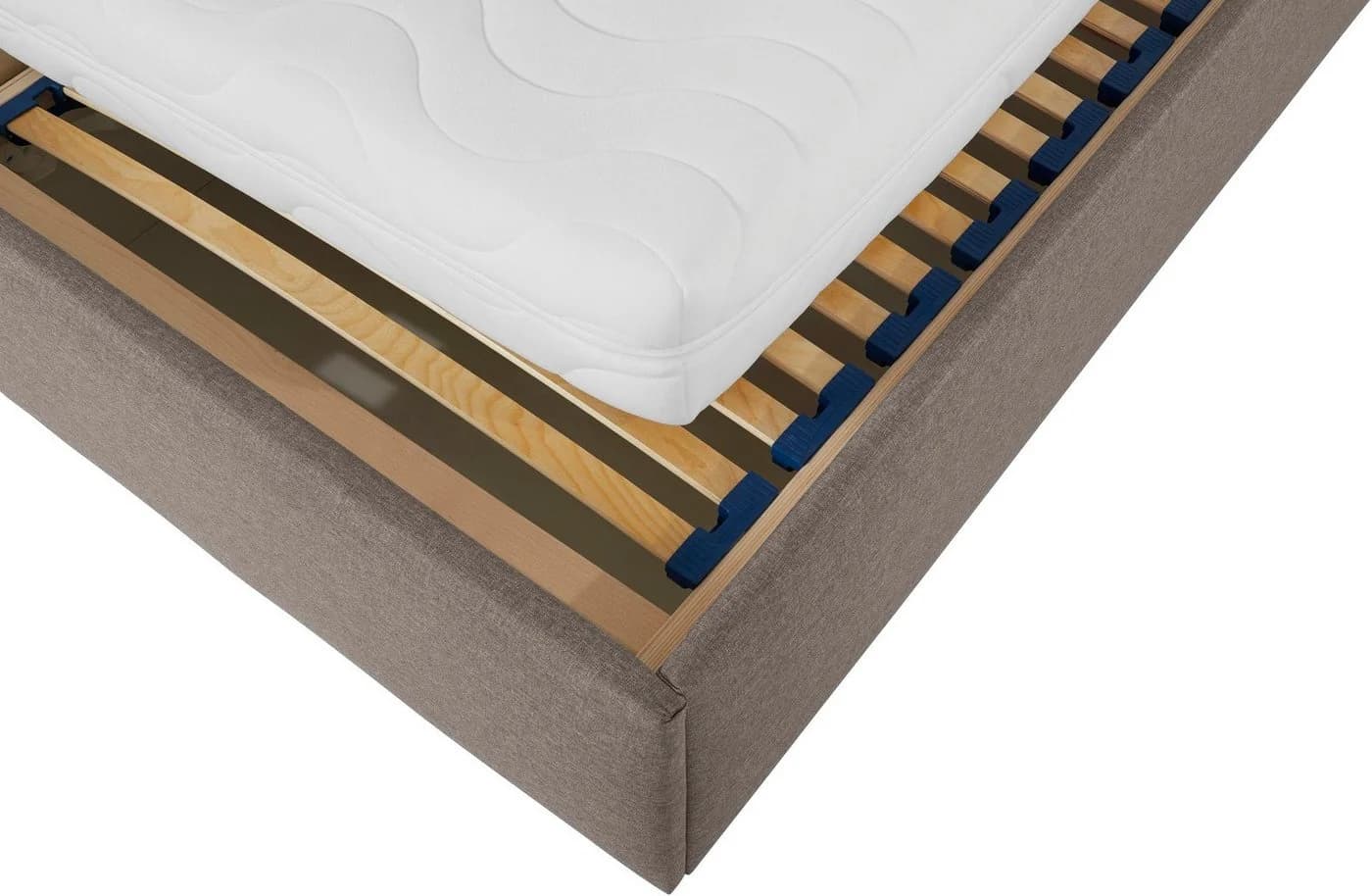 Westfalia Schlafkomfort Polsterbett Rostock Beige/Braun Modern - Bild 3