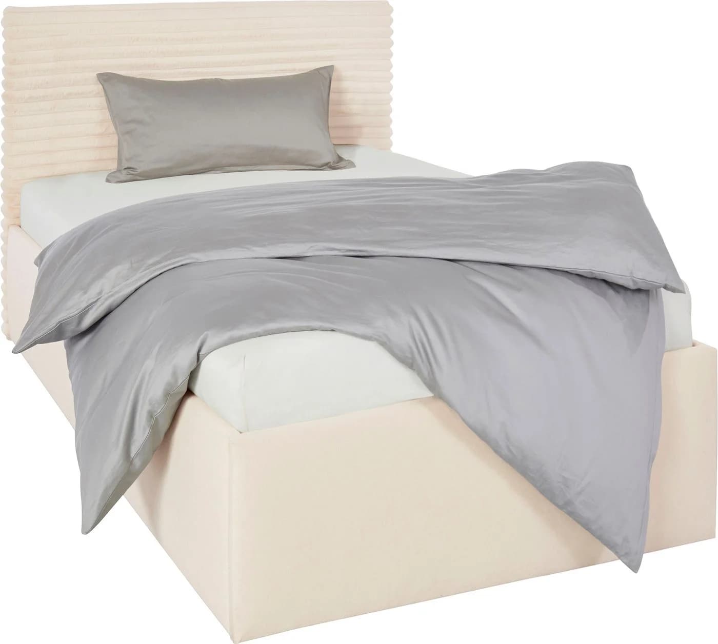 Westfalia Schlafkomfort Polsterbett Vita Beige Samtvelours