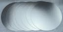 LYSCO Tortenunterlagen rund Metallfarben 5-tlg. Silber/Gold Bild 1