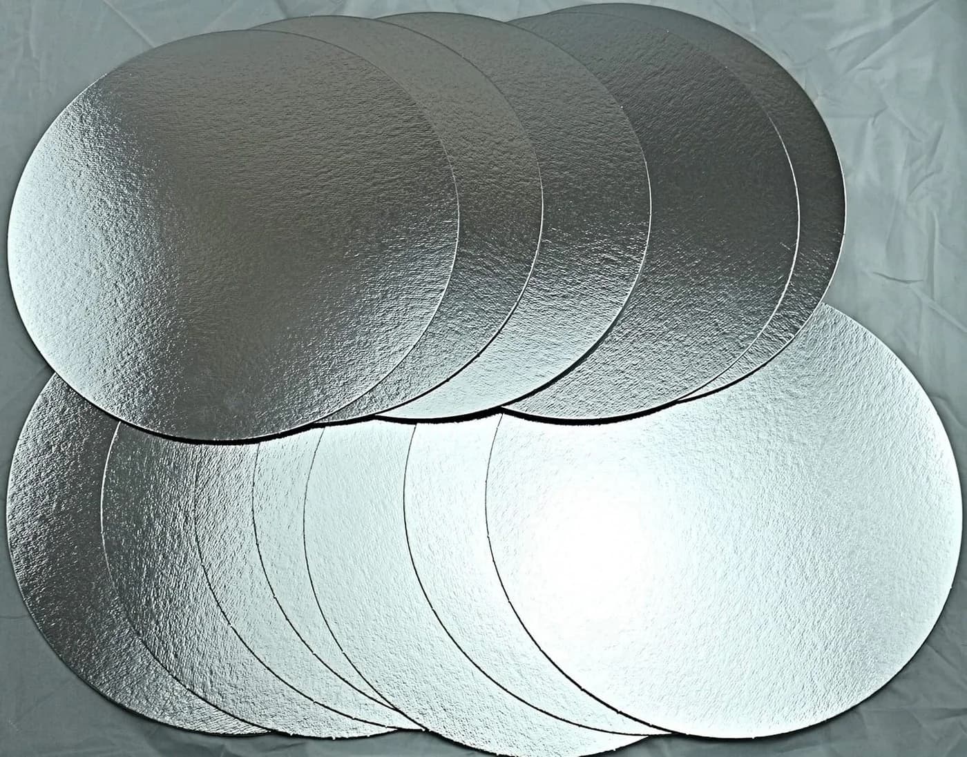 LYSCO Tortenunterlagen rund Metallfarben 5-tlg. Silber/Gold - Bild 4