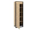 Compleo Kleiderschrank LIMA Schwarz Push-to-Open Modern Loft Bild 1