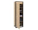 Compleo Kleiderschrank LIMA Schwarz Push-to-Open Modern Loft Bild 3