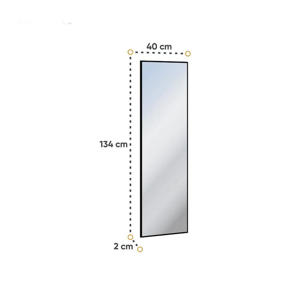 Compleo Garderoben-Set LIMA Loft Schwarz Eiche artisan mit LED - Bild 4