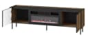 Compleo TV-Schrank Zweitürig mit Elektrischem Kamin COMO, Realistische LED-Flamme Modern Wohnzimmer Bild 3