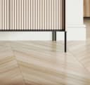 Compleo Kommode FLORE Beige mit 3 Schubladen und geriffelter Front Bild 3