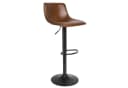 JEOBEST Barhocker Retro Bistrohocker Tresenhocker Braunes Wildleder Bild 3