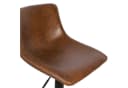 JEOBEST Barhocker Retro Bistrohocker Tresenhocker Braunes Wildleder Bild 4