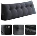 JEOBEST Rückenkissen Lesekissen für Bett und Sofa, Keilkissen Groß, mit waschbarem Bezug, Ideal zum Anlehnen im Bett Bild 3