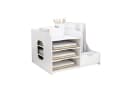 JEOBEST Regal-Schreibtisch Schreibtischorganizer Briefablage Stapelbar Dokumentenablage Bild 1
