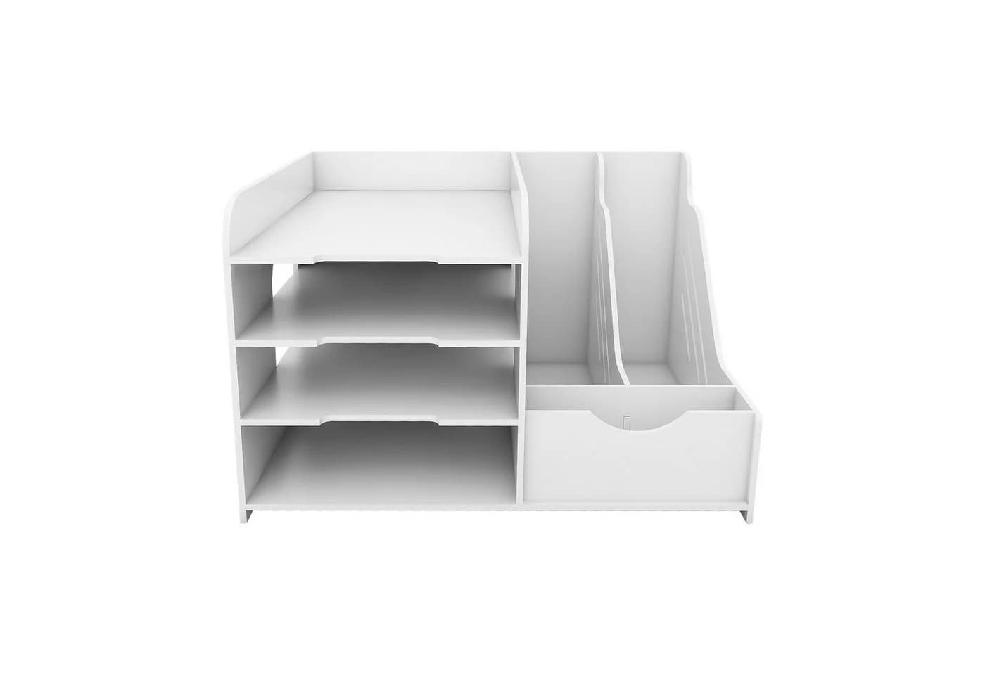 JEOBEST Regal-Schreibtisch Schreibtischorganizer Briefablage Stapelbar Dokumentenablage - Bild 4
