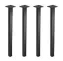 JEOBEST Tischbein 4 Stück Metall Möbelfüße 90cm DIY Bild 2
