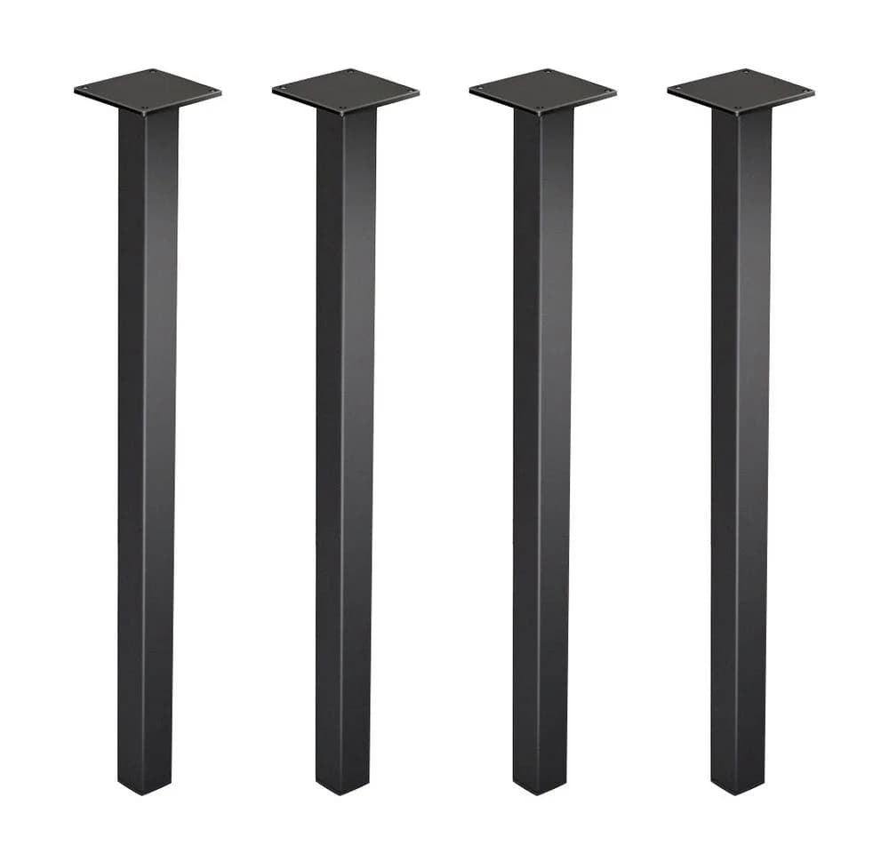 JEOBEST Tischbein 4 Stück Metall Möbelfüße 90cm DIY - Bild 2