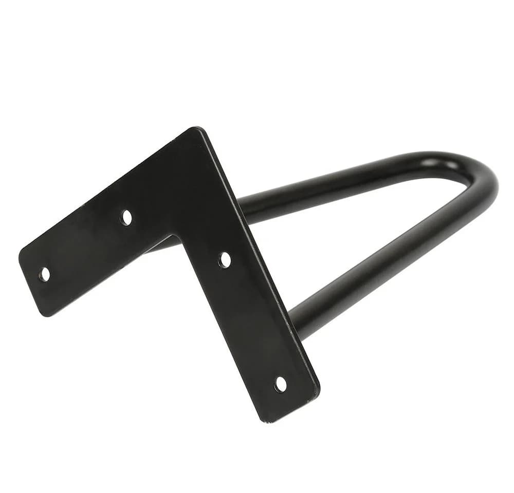 JEOBEST Tischbein 4er Set Haarnadel Metall Schwarz - Bild 5