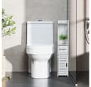 JEOBEST Badkommode Badezimmerschrank mit Toilettenpapierhalter Bild 1