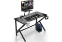 JEOBEST Gamingtisch Computertisch Schwarz mit USB-Anschlüssen Bild 2