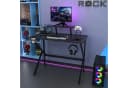 JEOBEST Gamingtisch Computertisch Schwarz mit USB-Anschlüssen Bild 4