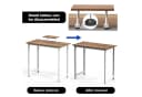 JEOBEST Computertisch Schreibtisch 80x40cm Braun mit Monitorständer Bild 1