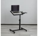 JEOBEST Laptoptisch Beistelltisch Höhenverstellbar Schwarz Bild 3
