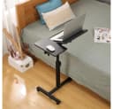 JEOBEST Laptoptisch Beistelltisch Höhenverstellbar Schwarz Bild 4