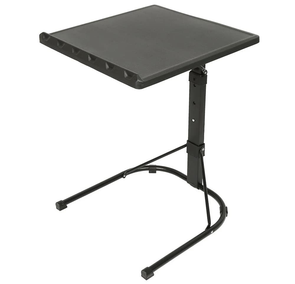 JEOBEST Laptoptisch Höhenverstellbar Beistelltisch Klappbar Schwarz - Bild 2