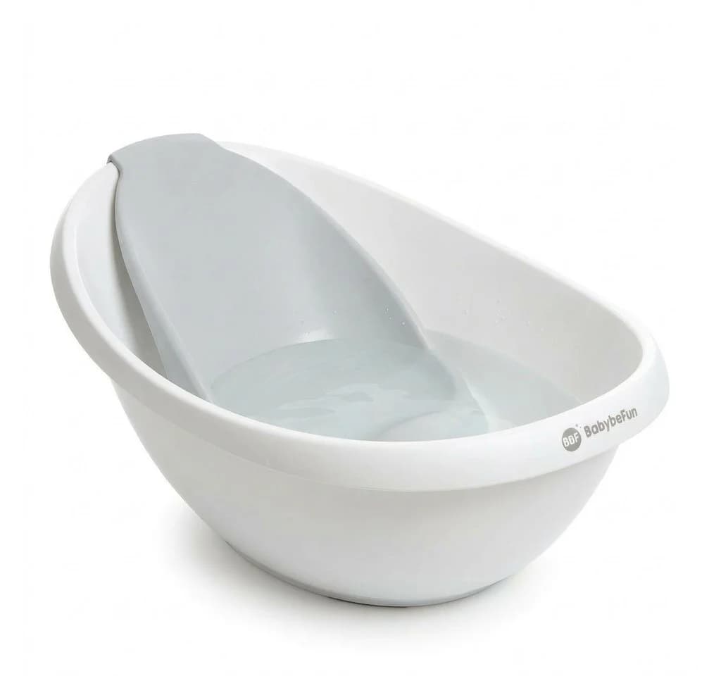 BabyBeFun Babybadewanne mit Safety-Pad Weiß Rutschfest - Bild 2
