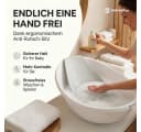 BabyBeFun Babybadewanne mit Safety-Pad Weiß Rutschfest Bild 3