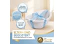 BabyBeFun Babybadewanne mit Safety-Pad Weiß Rutschfest Bild 5