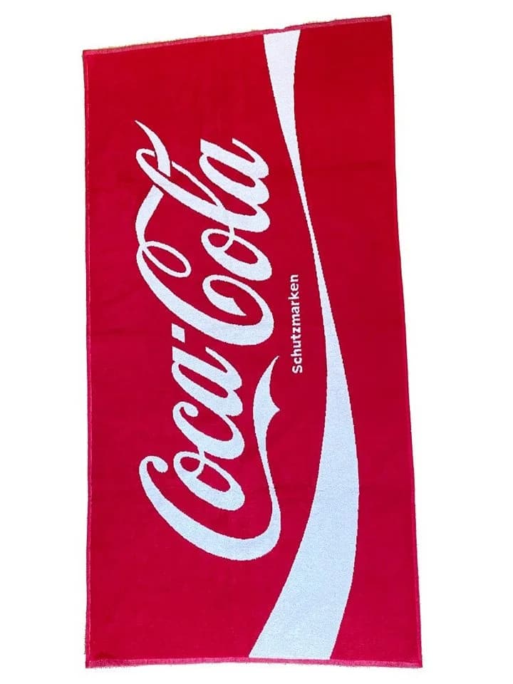 Coca Cola Original Strandtuch 100 % Baumwolle Retro-Design - Bild 2