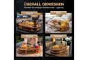 PEGSEN Couchbar Snackbox mit 4 Glasschalen Birkenholz Braun Bild 4