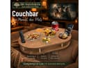 PEGSEN Couchbar Snackbox mit 4 Glasschalen Birkenholz Braun Bild 5