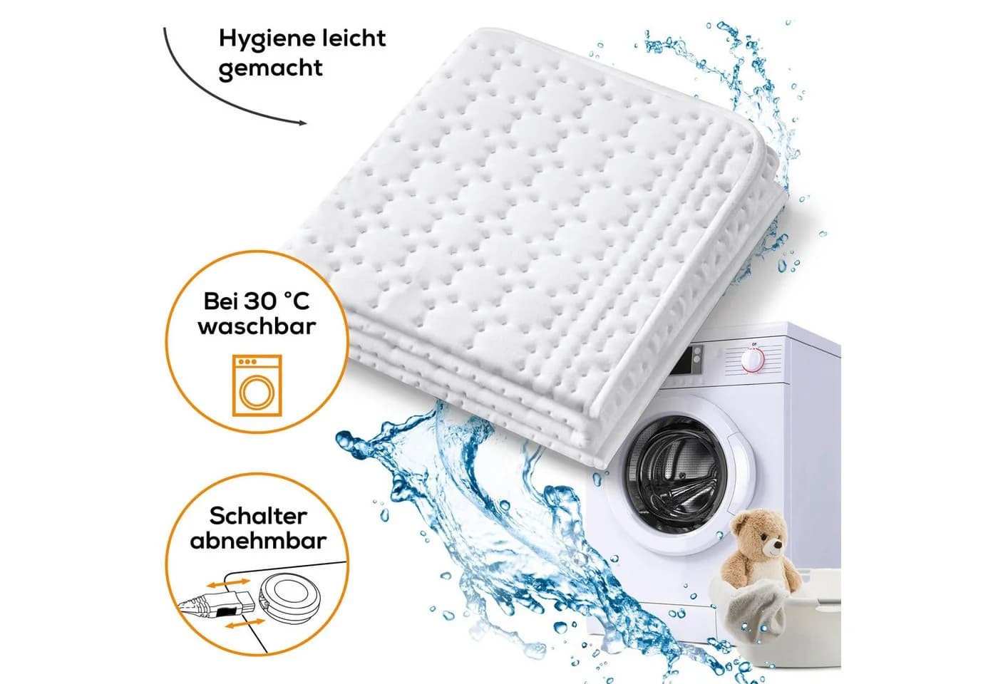 BEURER Wärmeunterbett UB 30 Baumwoll-Oberseite 3 Temperaturstufen - Bild 3