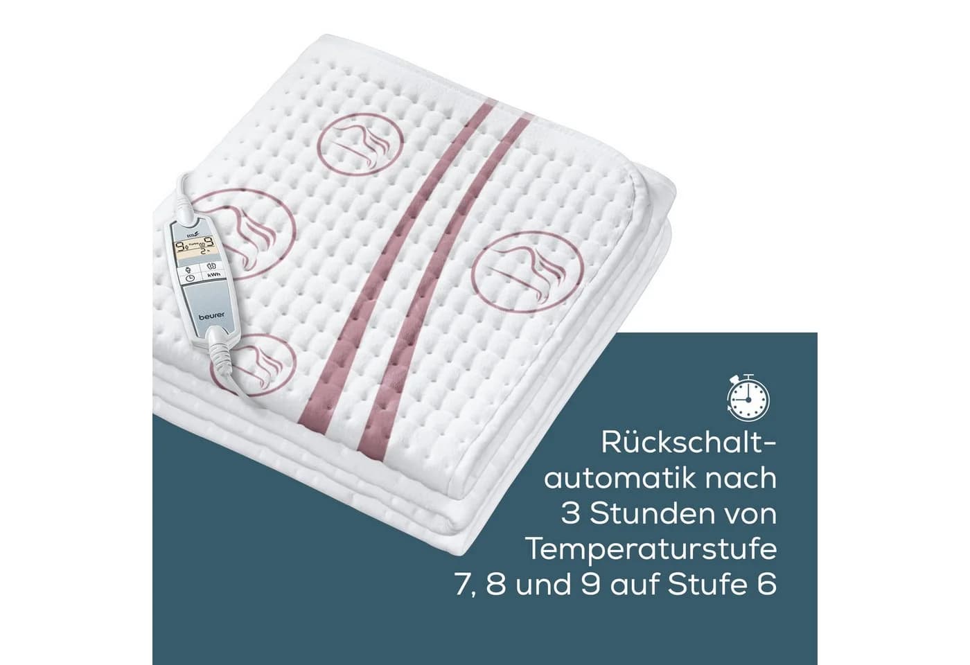 Beurer Wärmeunterbett 37000 2 Wärmezonen 9 Temperaturstufen - Bild 4