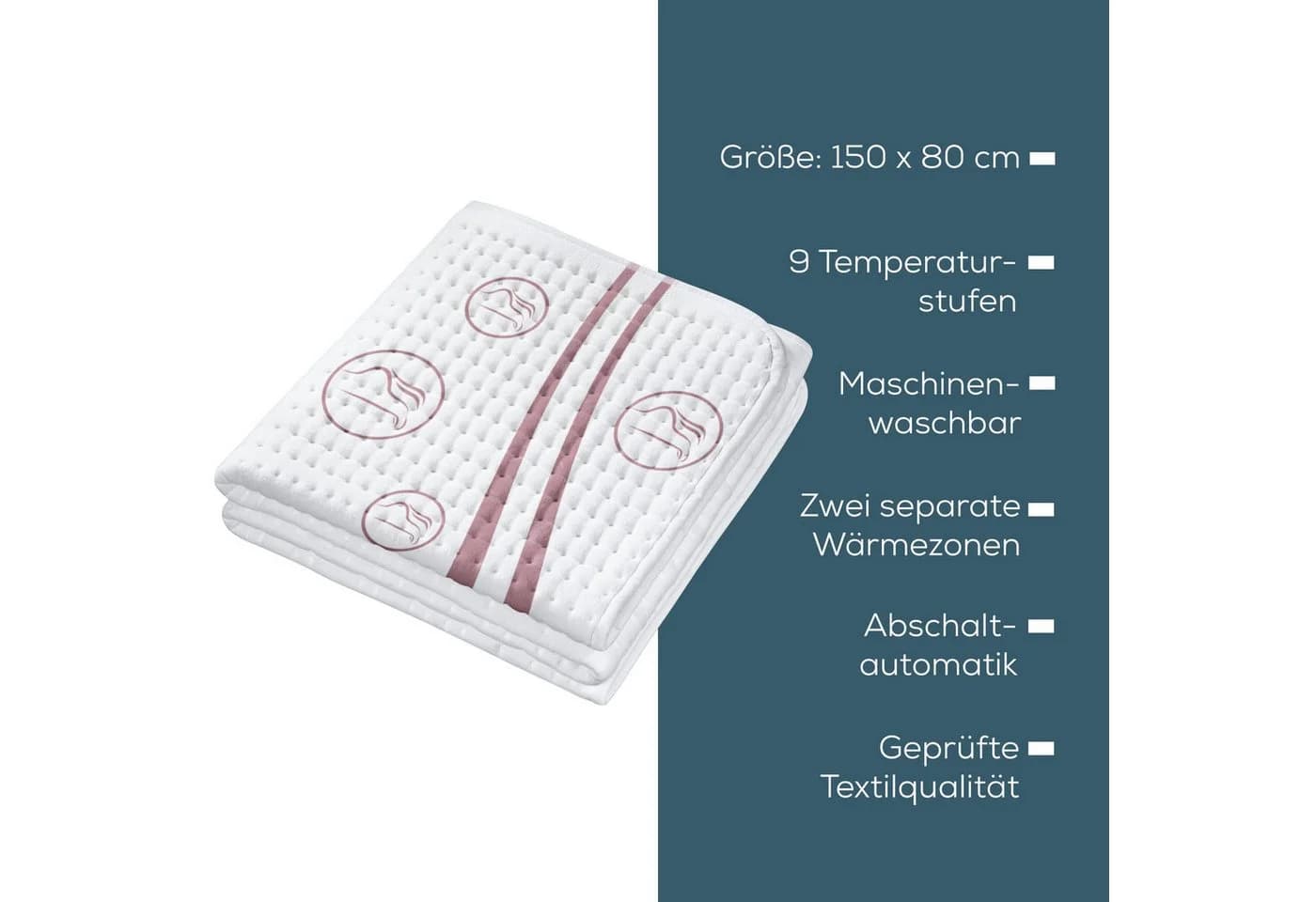 Beurer Wärmeunterbett 37000 2 Wärmezonen 9 Temperaturstufen - Bild 5