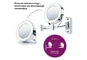 BEURER Kosmetikspiegel BS 59 mit LED-Beleuchtung & 5-fach Vergrößerung Bild 3
