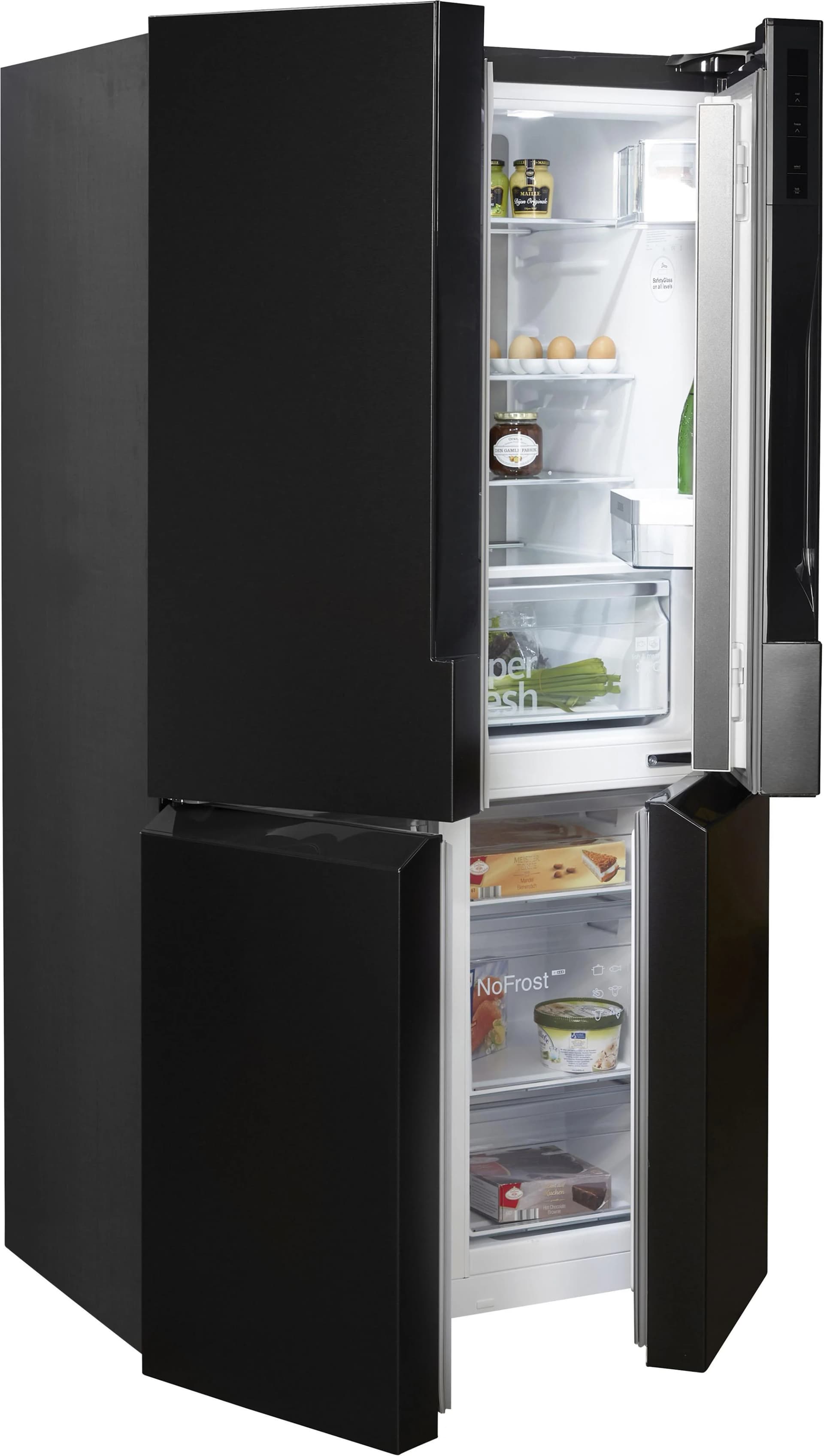 Siemens Multi Door KF96NAXEA Kühlschrank NoFrost hyperFresh LED-Licht - Bild 2