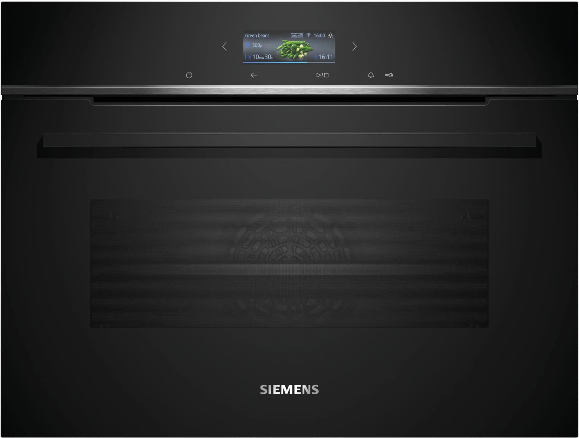 SIEMENS Einbaubackofen CB734G1B1 Schwarz