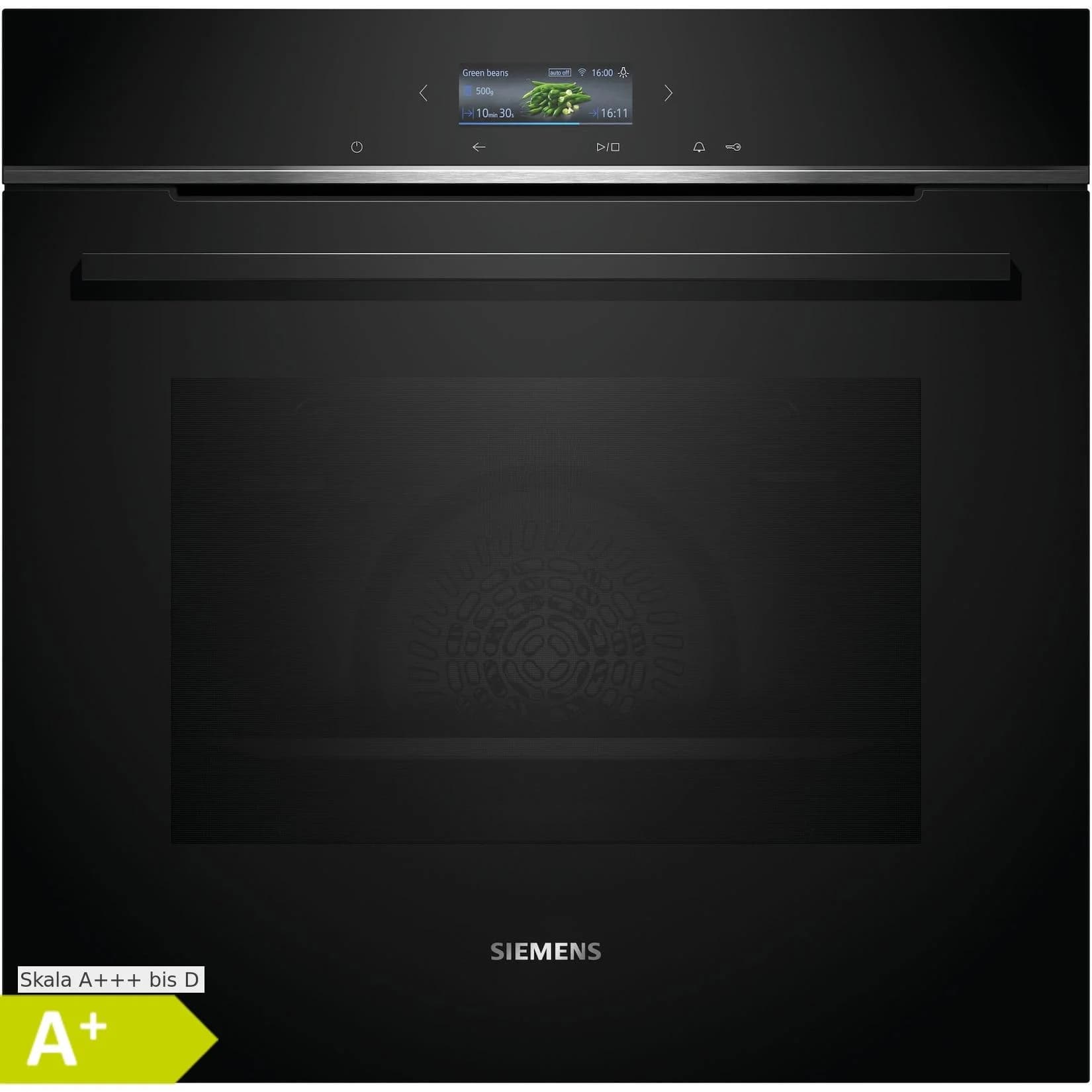 SIEMENS Pyrolyse Backofen HB774G1B1 Air Fry Funktion Schwarz