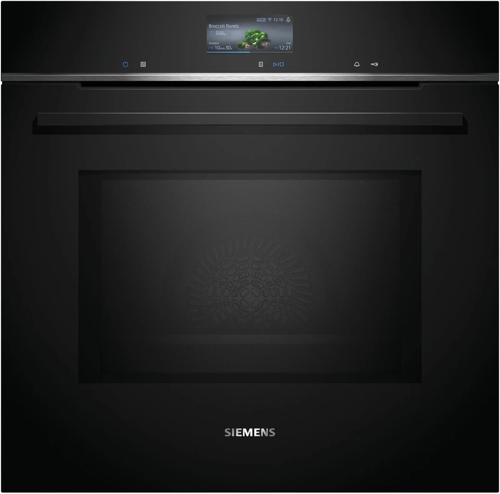 Siemens HM776GKB1 IQ700 Backofen 60 cm Schwarz mit Mikrowellenfunktion