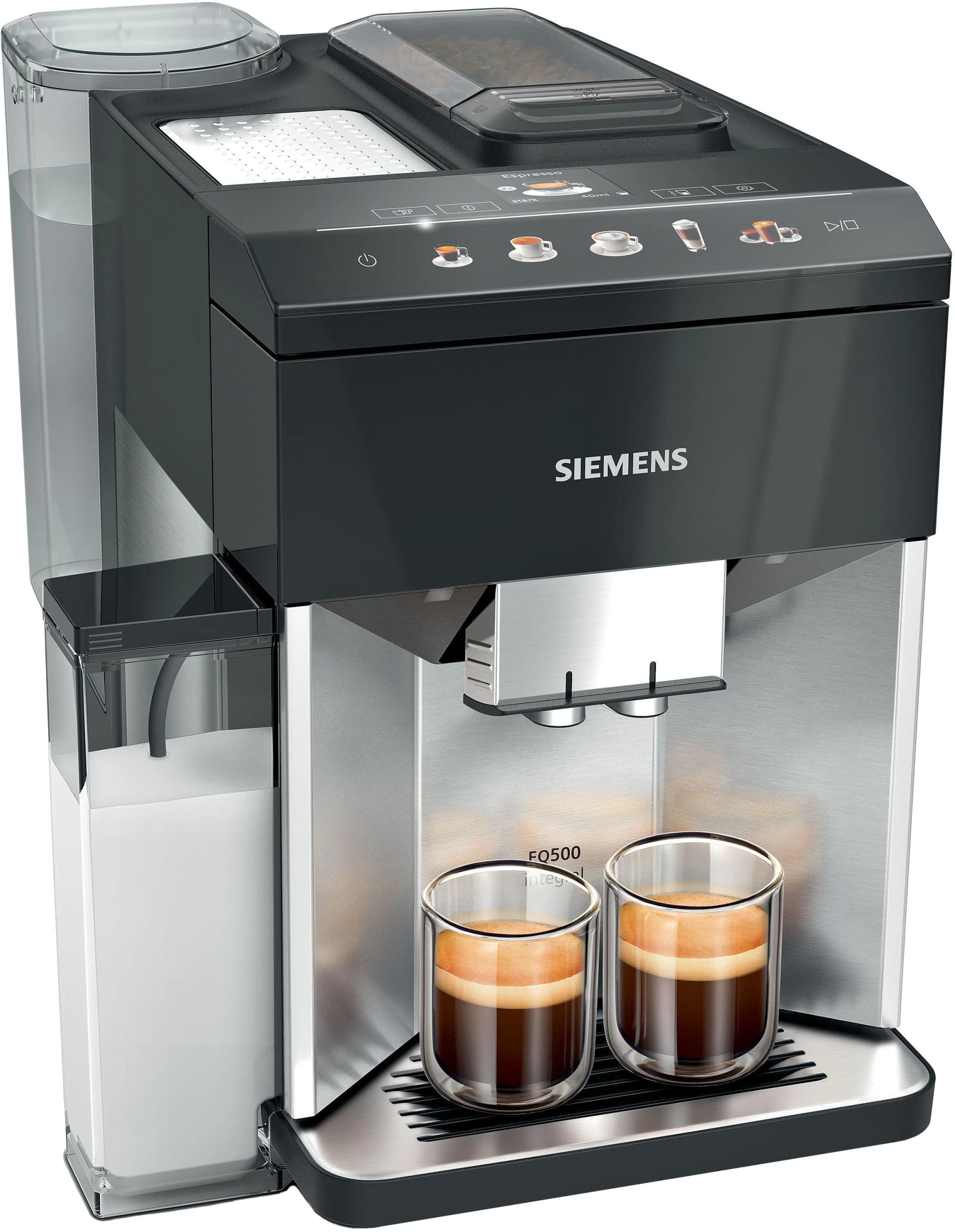 Siemens TQ517D03 integral EQ500 Vollautomat Edelstahl/Schwarz