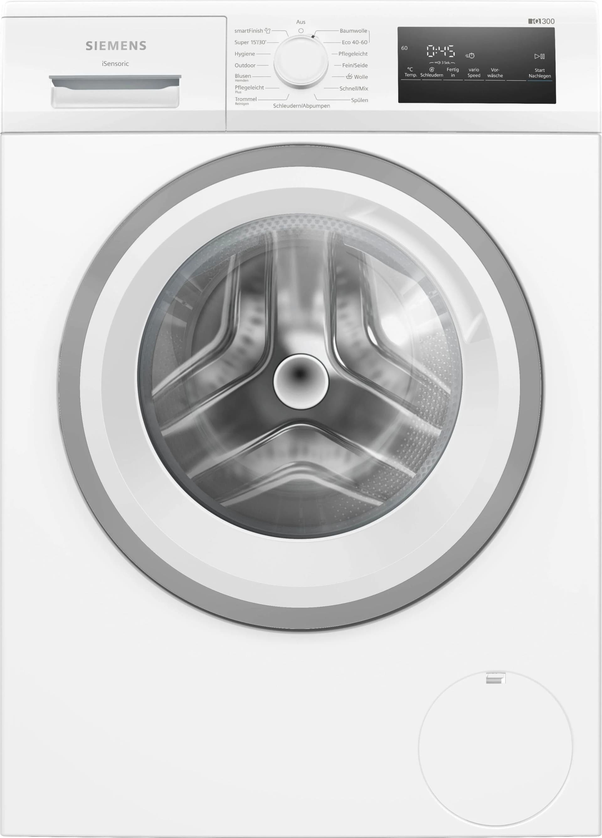 SIEMENS Waschmaschine WM14N127 8 kg Frontlader weiß