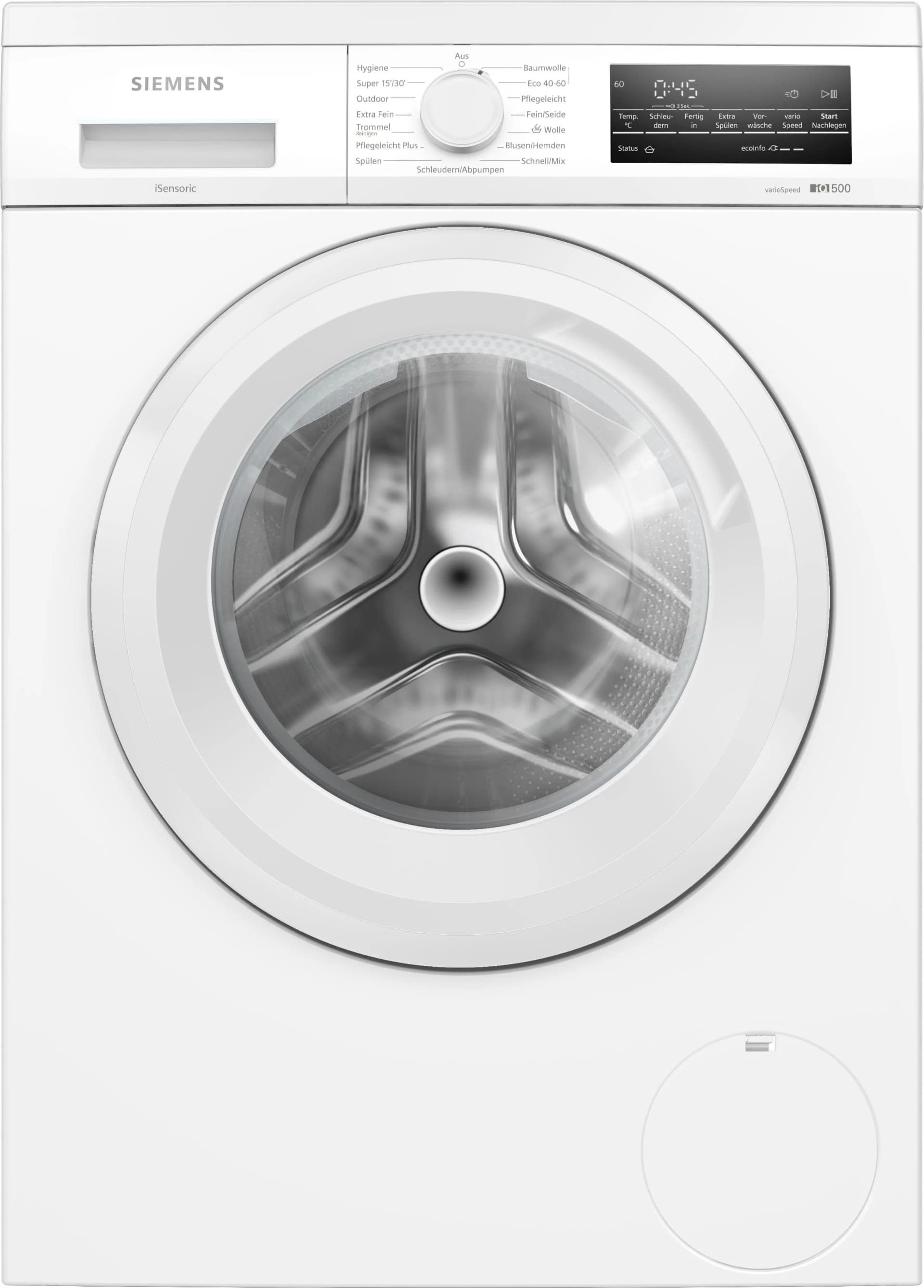SIEMENS Waschmaschine WU14UT22 9 kg Frontlader Weiß