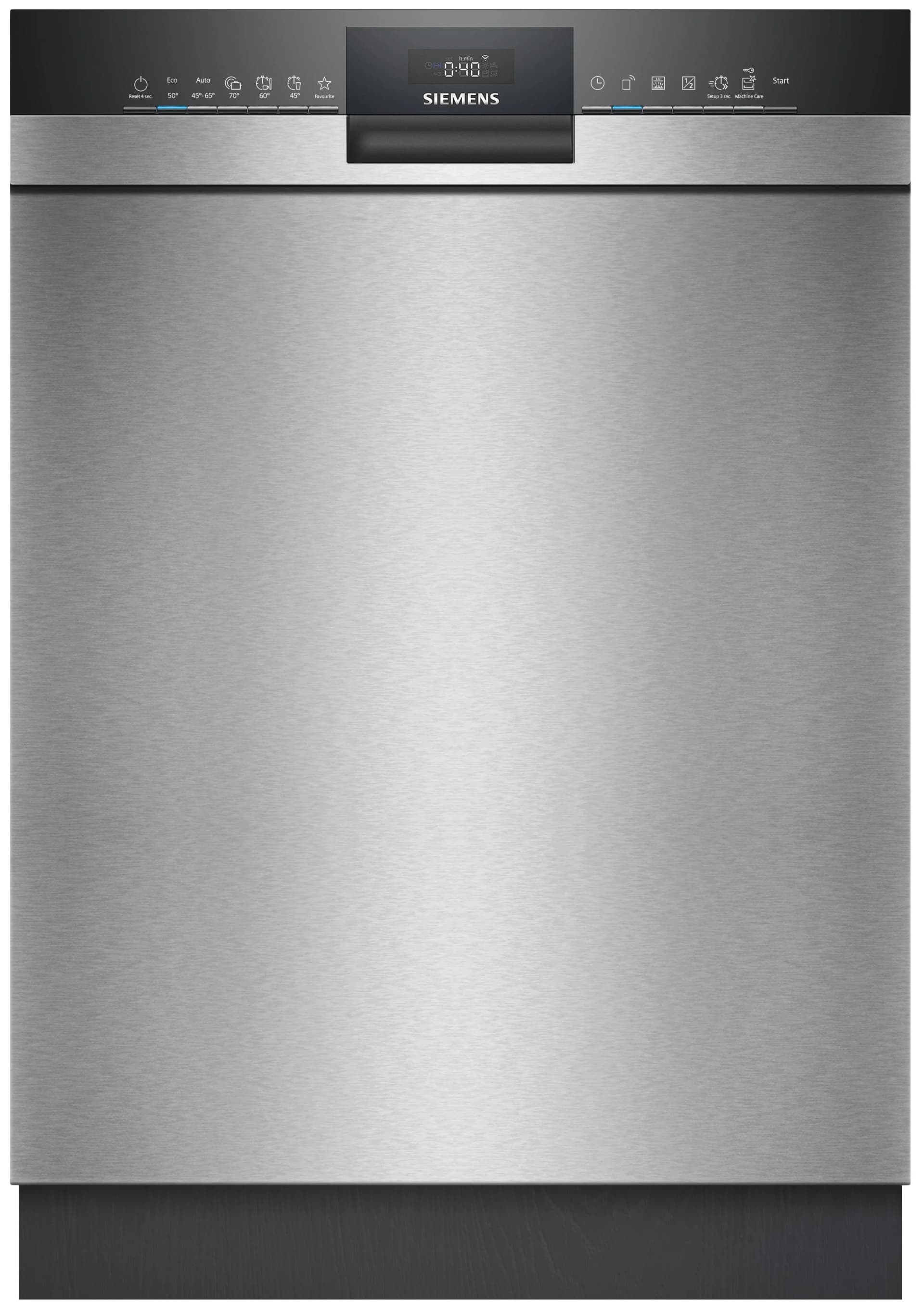 Siemens Unterbaugeschirrspüler SN43ES28AE Silber Spülturbo varioSpeed
