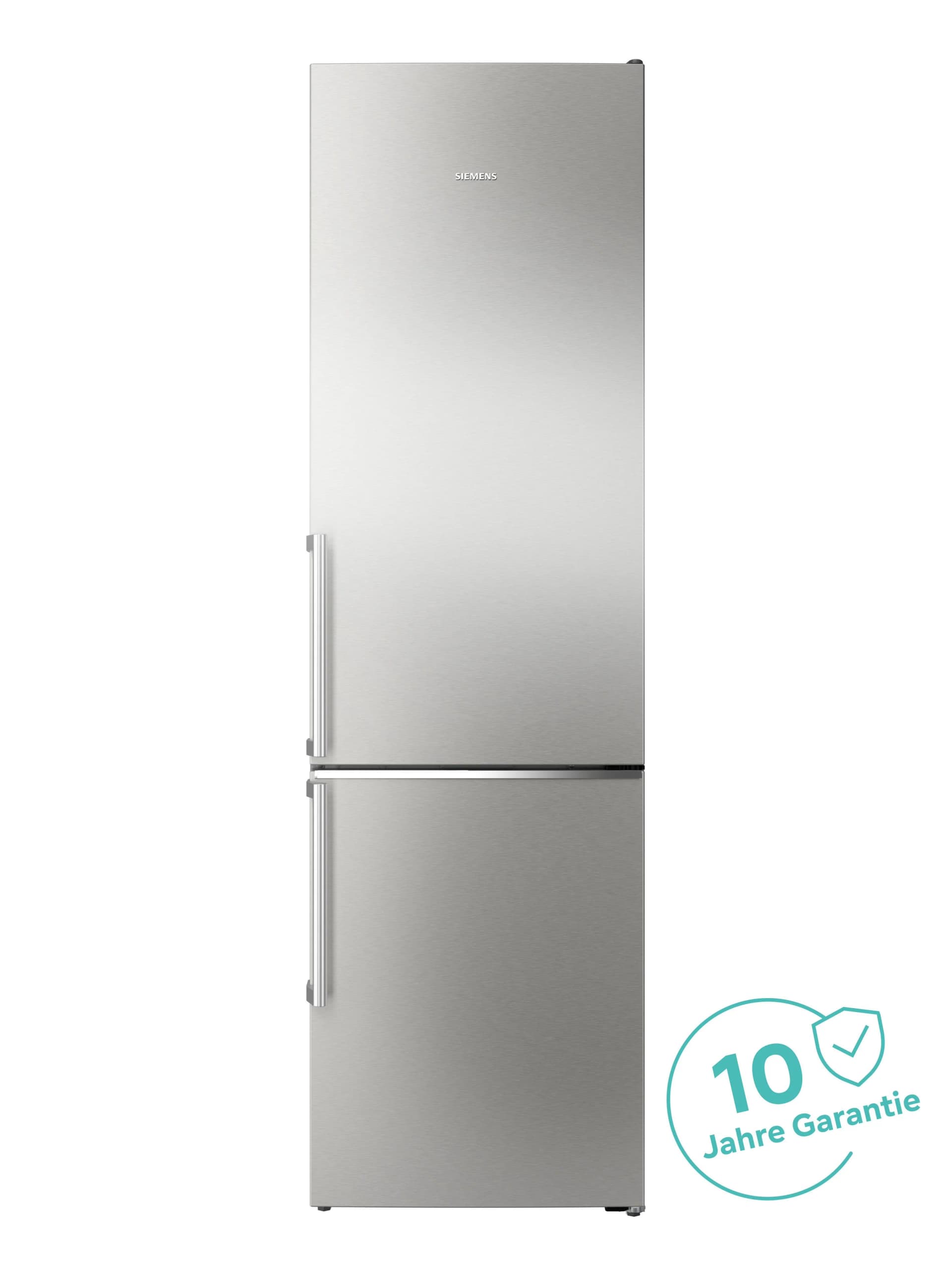 Siemens Kühl-/Gefrierkombination Silber noFrost hyperFresh 0°C Schublade