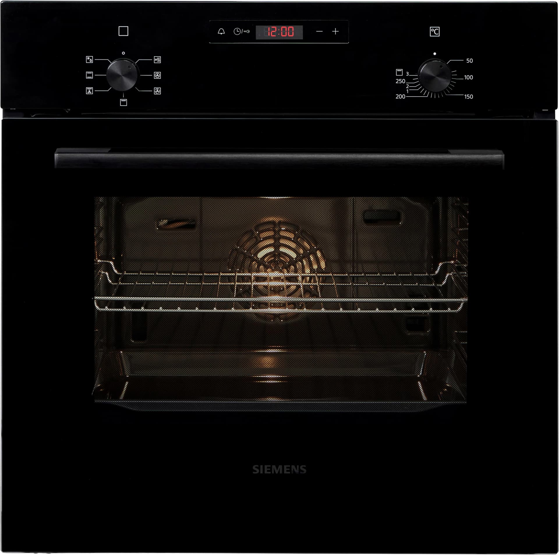SIEMENS Backofen HB013FBB1 3D-Heißluft Schwarz