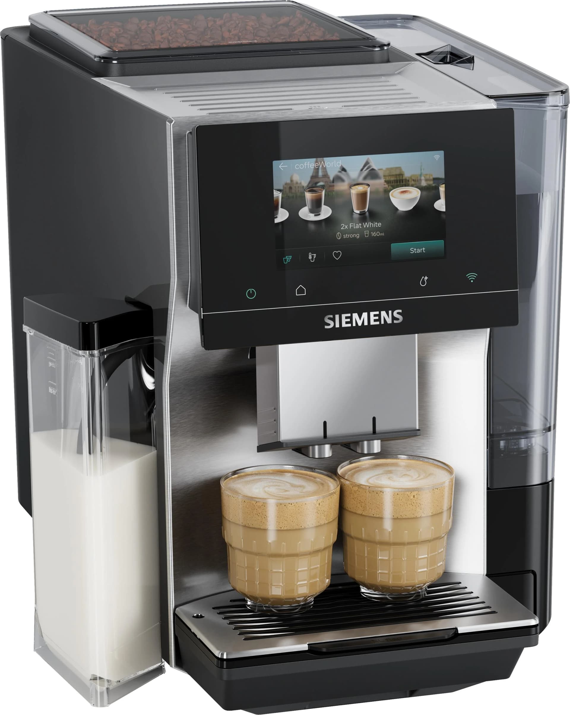 SIEMENS Kaffeevollautomat TQ727D03 Edelstahl