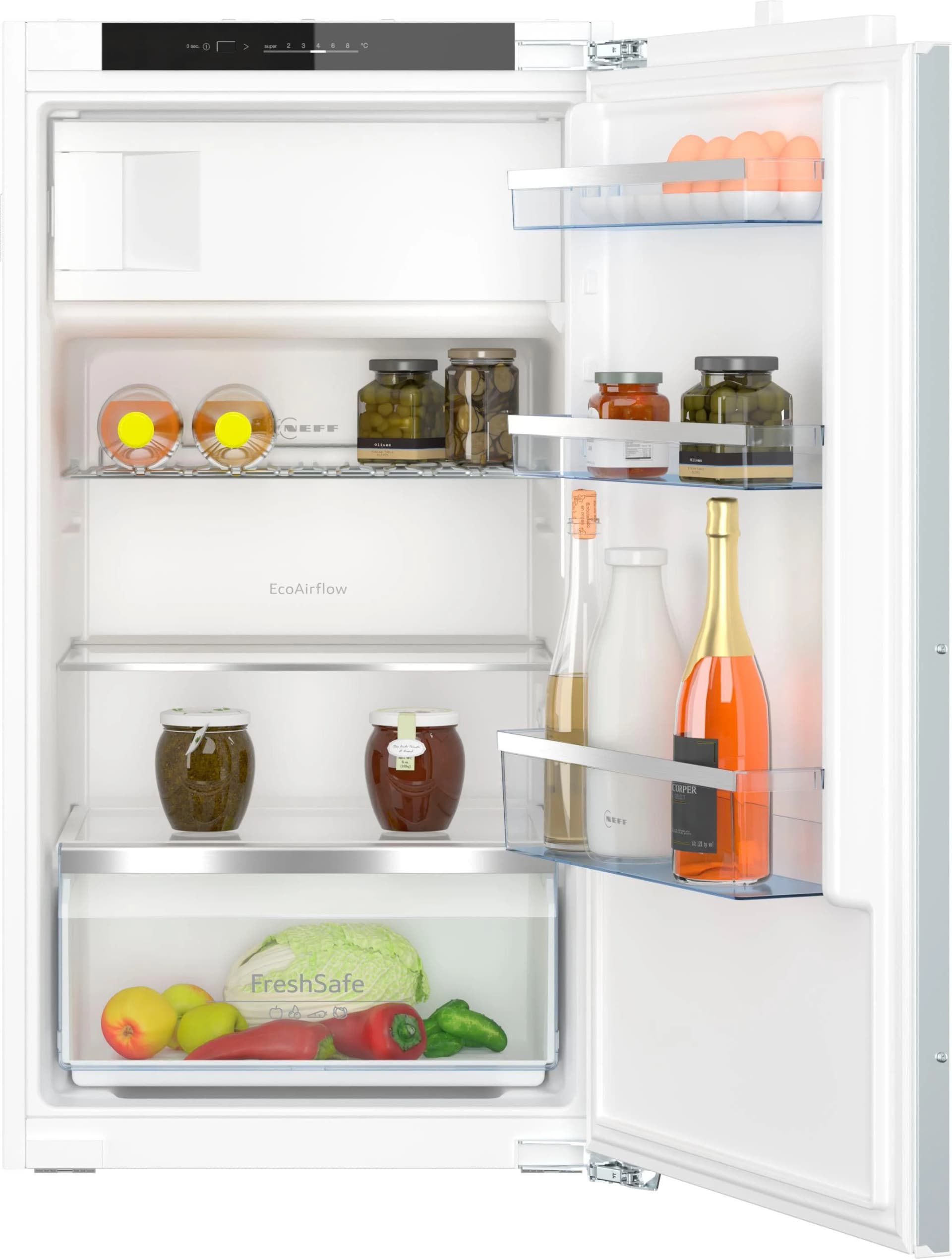 NEFF Einbaukühlschrank KI2322FE0 Silber LED-Innenbeleuchtung